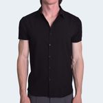 CAMISA-MANGA-CORTA-PERFECT-FIT---NEGRO