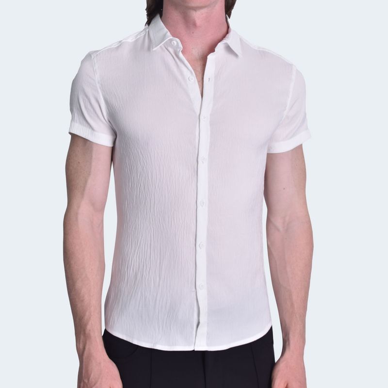 CAMISA-MANGA-CORTA-PERFECT-FIT---MARFIL