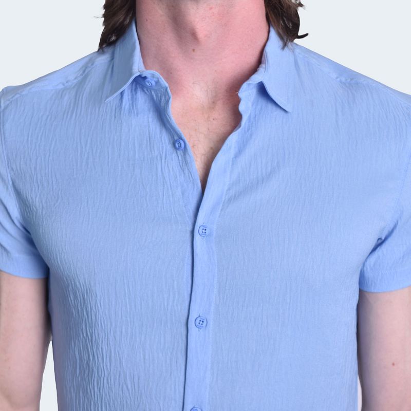 CAMISA-MANGA-CORTA-PERFECT-FIT---CELESTE
