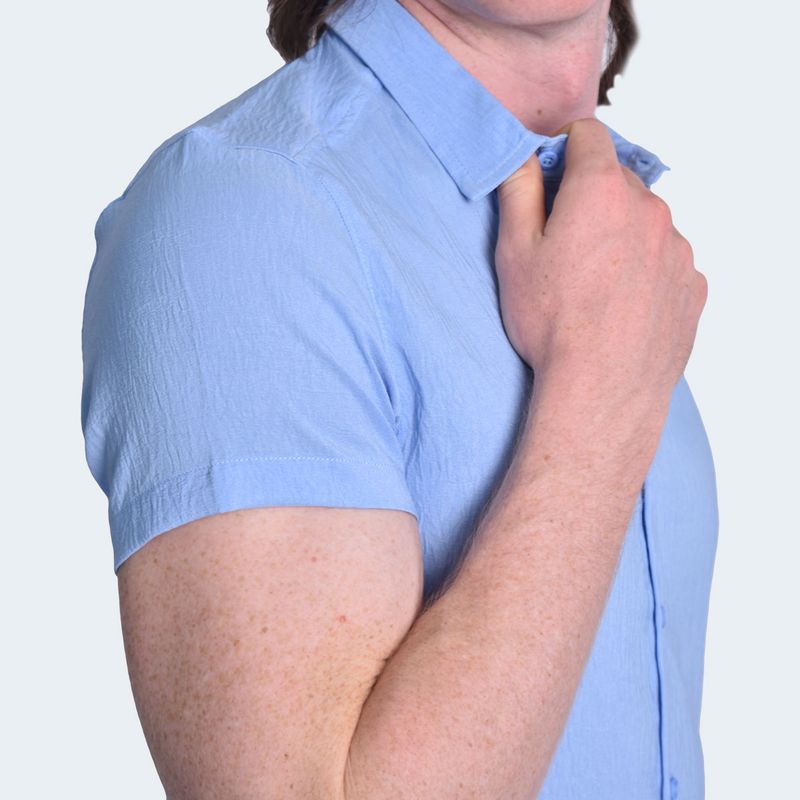 CAMISA-MANGA-CORTA-PERFECT-FIT---CELESTE
