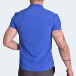 CAMISA-MANGA-CORTA-PERFECT-FIT---AZUL