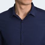 CAMISAMANGALARGAPERFECTFITAZUL