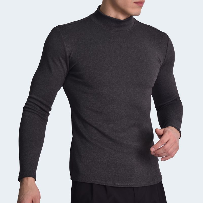POLO-MANGA-LARGA-CUELLO-ALTO---MELANGE
