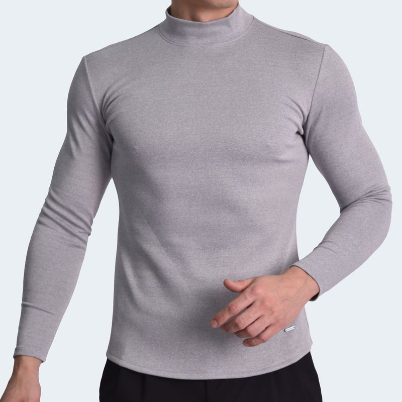 Polo Manga Larga Cuello Tortuga Neck Playera Manga Larga Cuello De