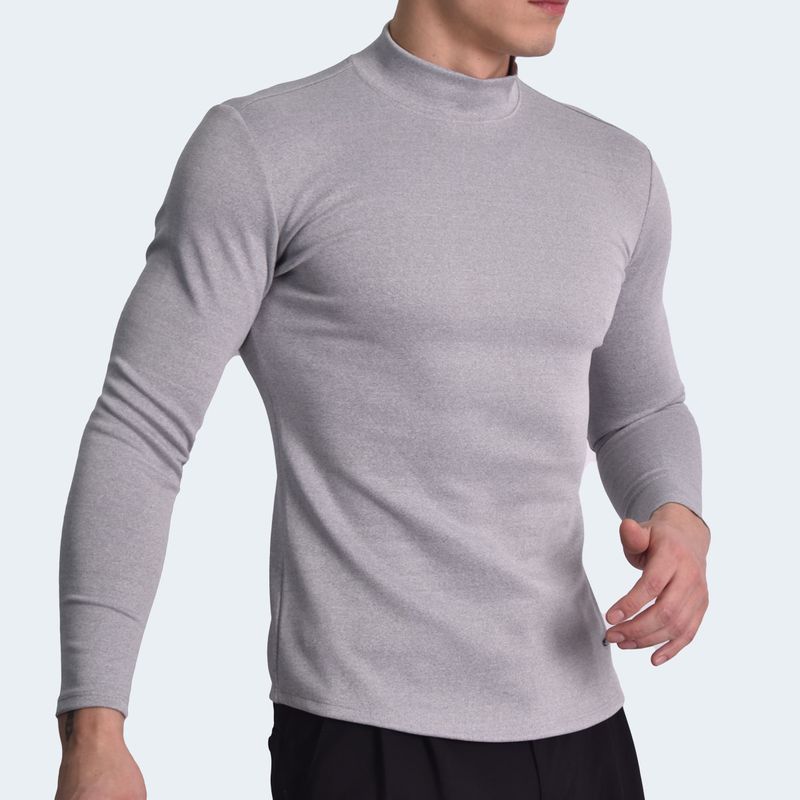 POLO-MANGA-LARGA-CUELLO-ALTO---PLOMO