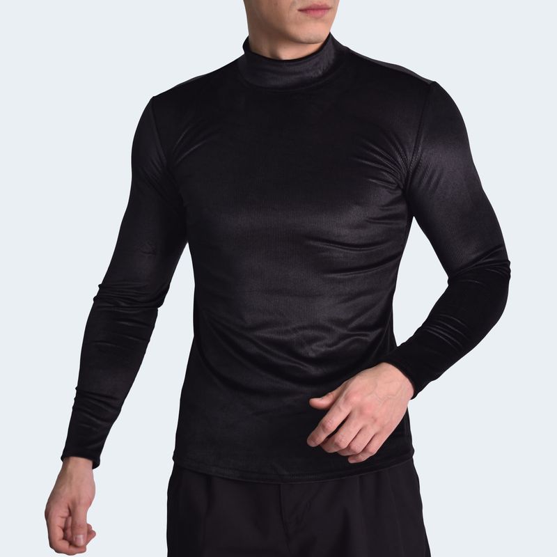 POLO-MANGA-LARGA-CUELLO-ALTO---NEGRO