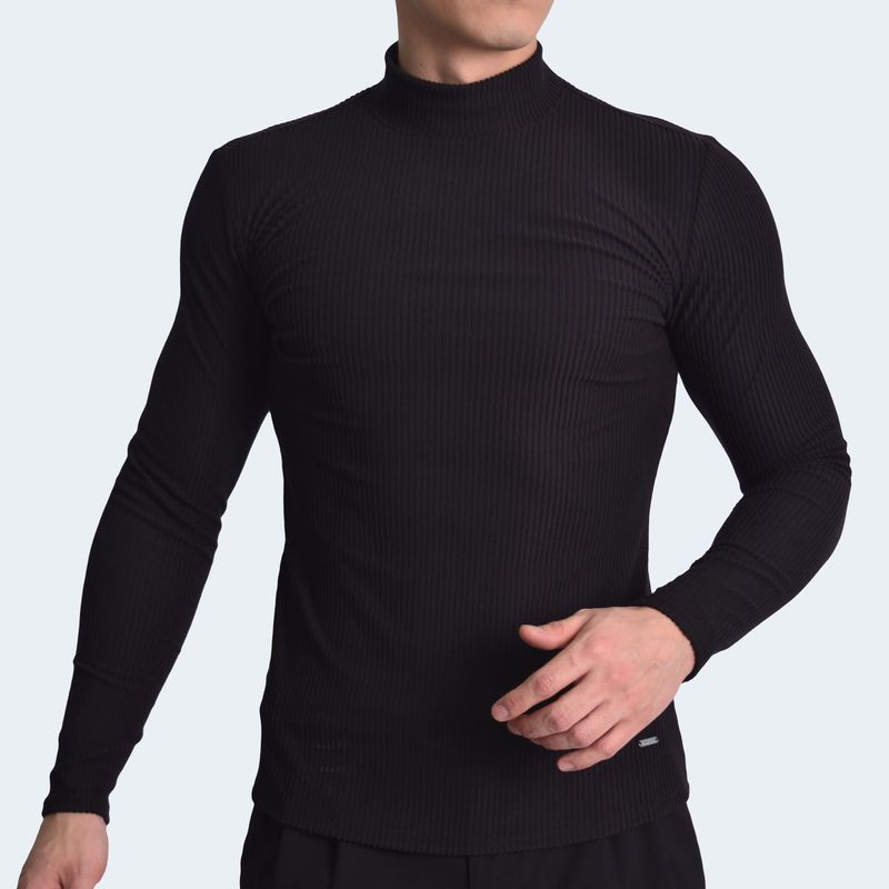 POLO-MANGA-LARGA-CUELLO-ALTO---NEGRO