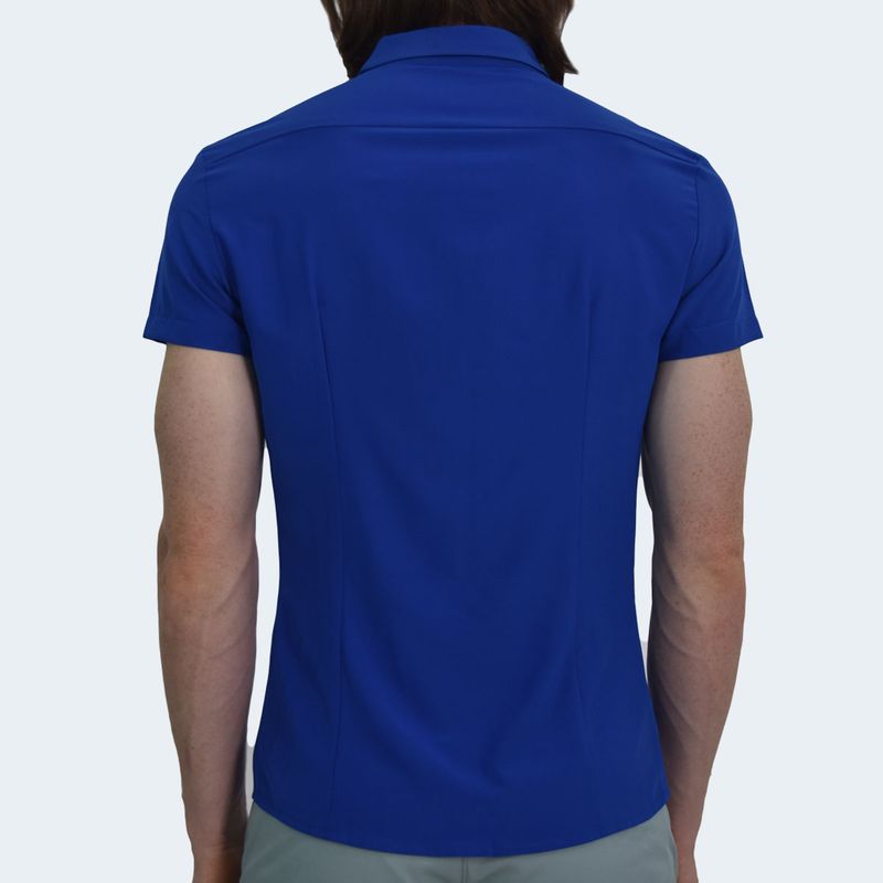 CAMISA-MANGA-CORTA-EN-TEGIDO-ESPECIAL-PERFECT-FIT---BLUE
