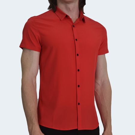 CAMISA MANGA CORTA PERFECT FIT - RED
