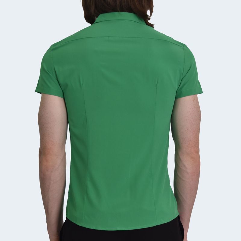CAMISA-MANGA-CORTA-TEGIDO-ESPECIAL-PERFECT-FIT---GREEN
