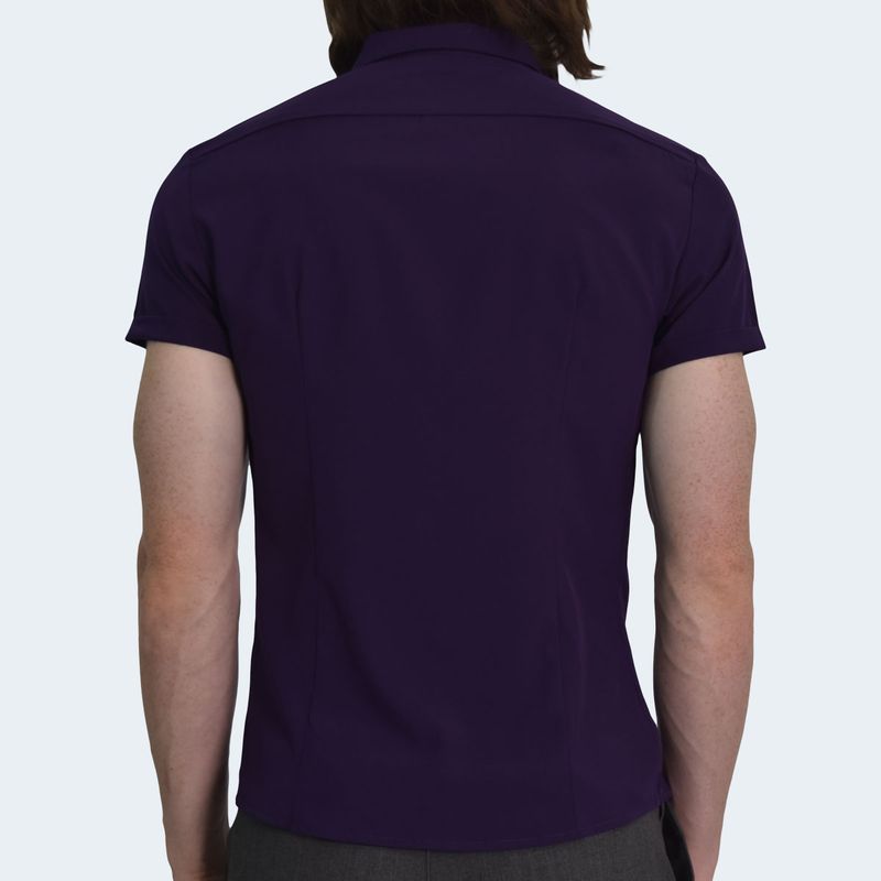 CAMISA-MANGA-CORTA-TEGIDO-ESPECIAL-PERFECT-FIT---PURPLE