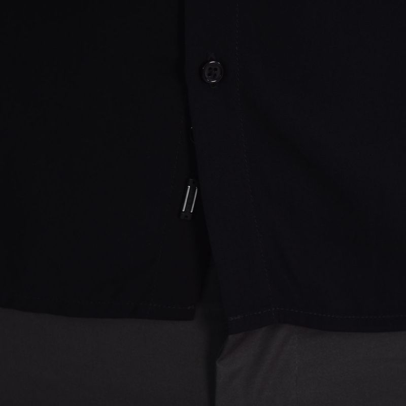 CAMISA-MANGA-CORTA-TEGIDO-ESPECIAL-PERFECT-FIT---NEGRO