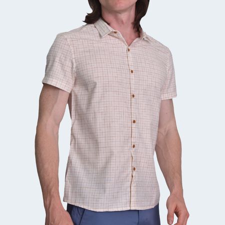 CAMISA MANGA CORTA PERFECT FIT - BEIGE