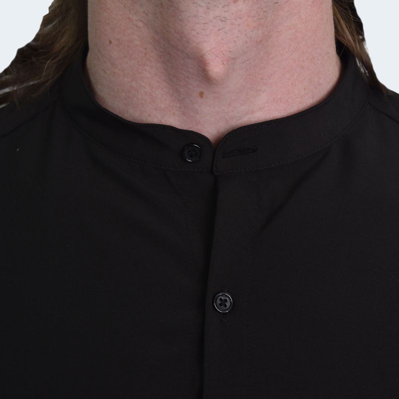 CAMISA-PERFECT-FIT-TEJIDO-ESPECIAL---NEGRO