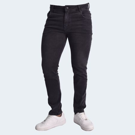 PANTALON SEMIPITILLO DENIM CONFORT - PLOMO