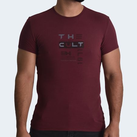 POLO CUELLO REDONDO PERFECT FIT - BURGUNDY