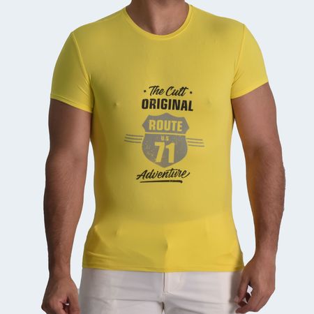 POLO MANGA CORTA PERFECT FIT - YELLOW