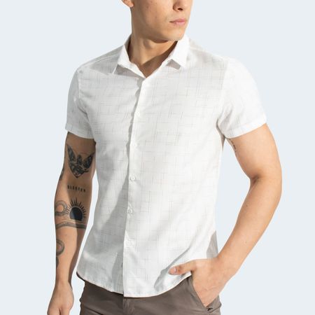 CAMISA MANGA CORTA - BLANCO