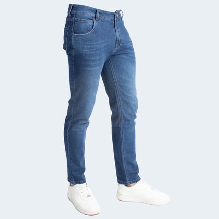 PANTALON DENIM CONFORT SEMIPITILLO - ACERO