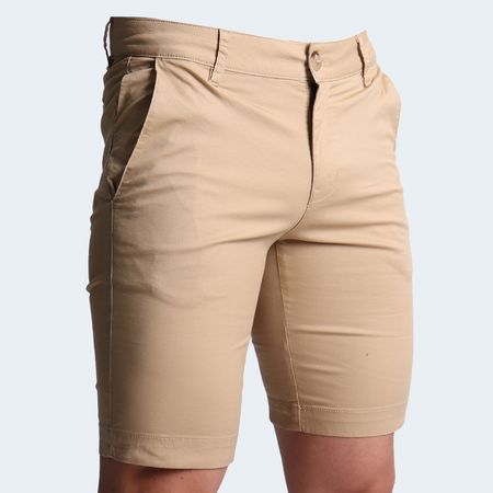 BERMUDA ENTALLE MEDIO DRILL CONFORT - BEIGE