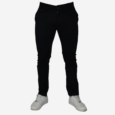 PANTALON SEMIPITILLO DRILL - NEGRO