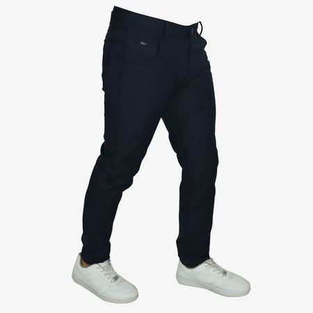 Pantalón Semi Pitillo Smart Fabric – Tejido Tecnológico Impermeable con Protección UV - AZUL MARINO