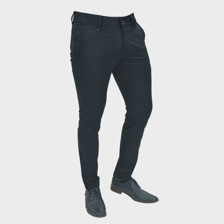 Pantalon semi pitillo Perfect Fit - NEGRO