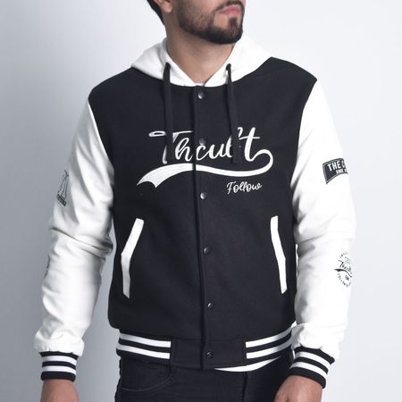 Casaca Varsity LB Premium con Capucha