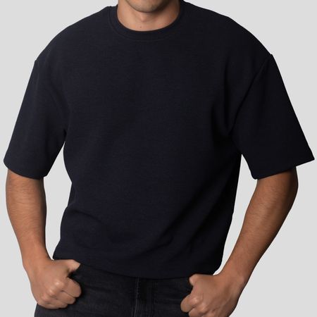 Polo Manga Corta | Boxy Fit | Tejido Especial Texturizado | Oversize