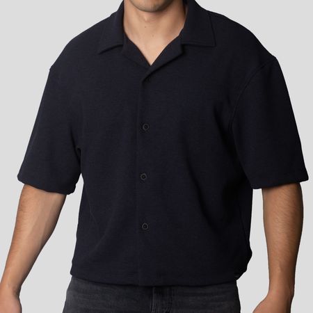 Camisa Bowling  | Boxy Fit | Tejido especial | Punto Pesado | Oversize